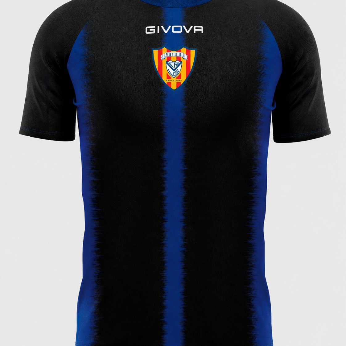 CAMISETA RIGA - NEGRO / ROYAL