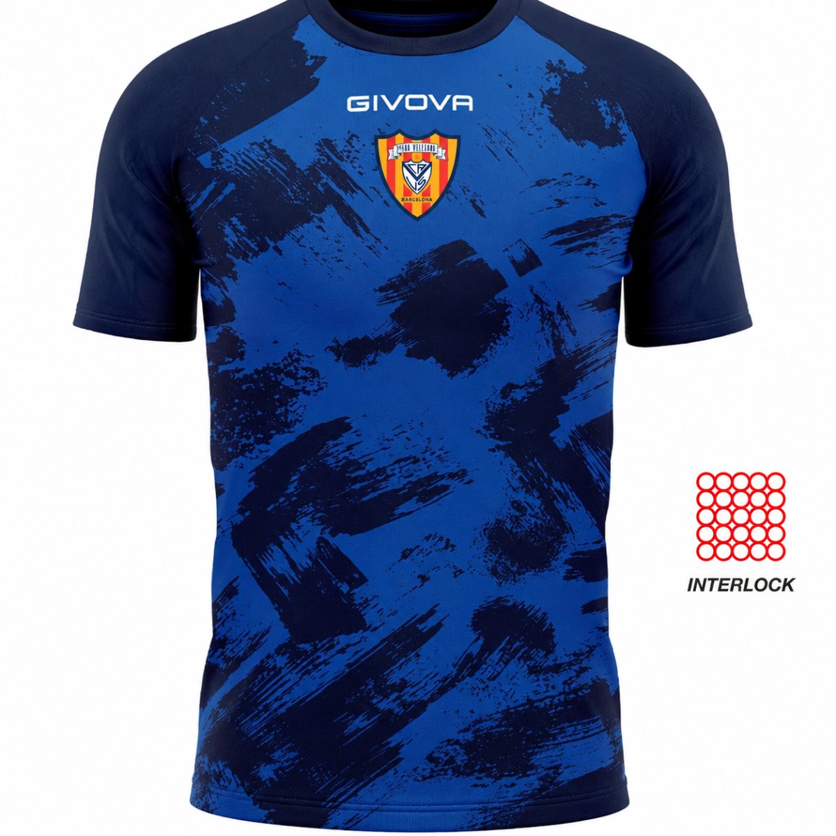 CAMISETA PRE MATCH ART - ROYAL / MARINO